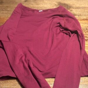 Lululemon athletica Maroon Long Sleeve Swiftly Tech